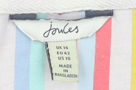 Joules Women's Ivory Cotton Sweatshirt Size 14