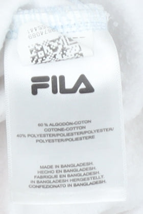Fila Women's Large White Sweatshirt Pullover with Logo