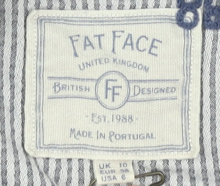 Fat Face Women's Blue Pullover Sweatshirt Size 10