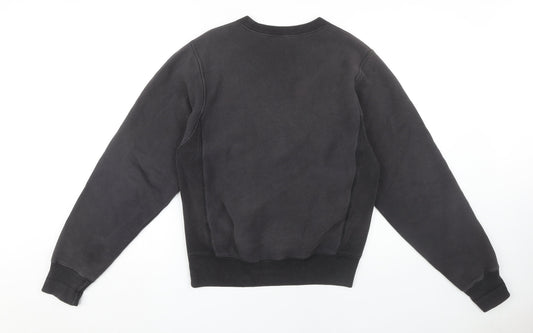 Champion Black XS Unisex Pullover Sweatshirt