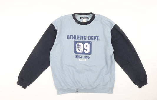 Reebok Men's Blue M Pullover Sweatshirt Crew Neck