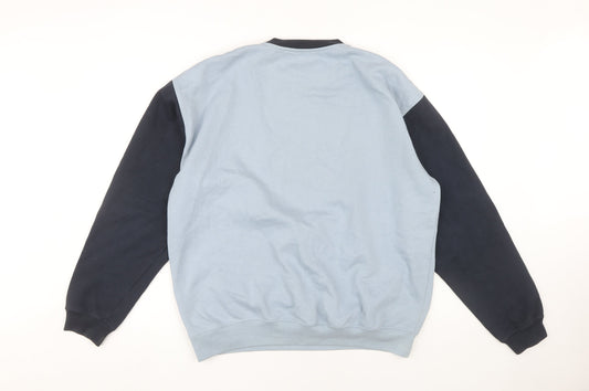 Reebok Men's Blue M Pullover Sweatshirt Crew Neck