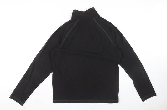 Regatta Men's Black 1/4 Zip Fleece Sweatshirt M