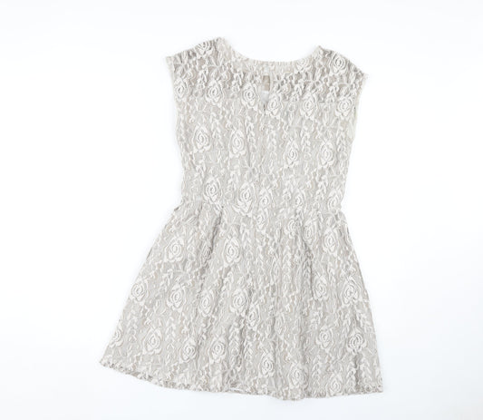 Joe Browns Women's Ivory Lace Dress Size 12