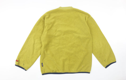 Ellesse Green Fleece Pullover Sweatshirt M
