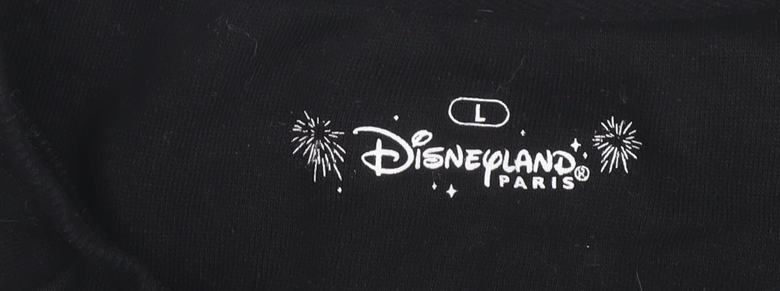 Disneyland Paris Unisex Black XL Pullover Sweatshirt