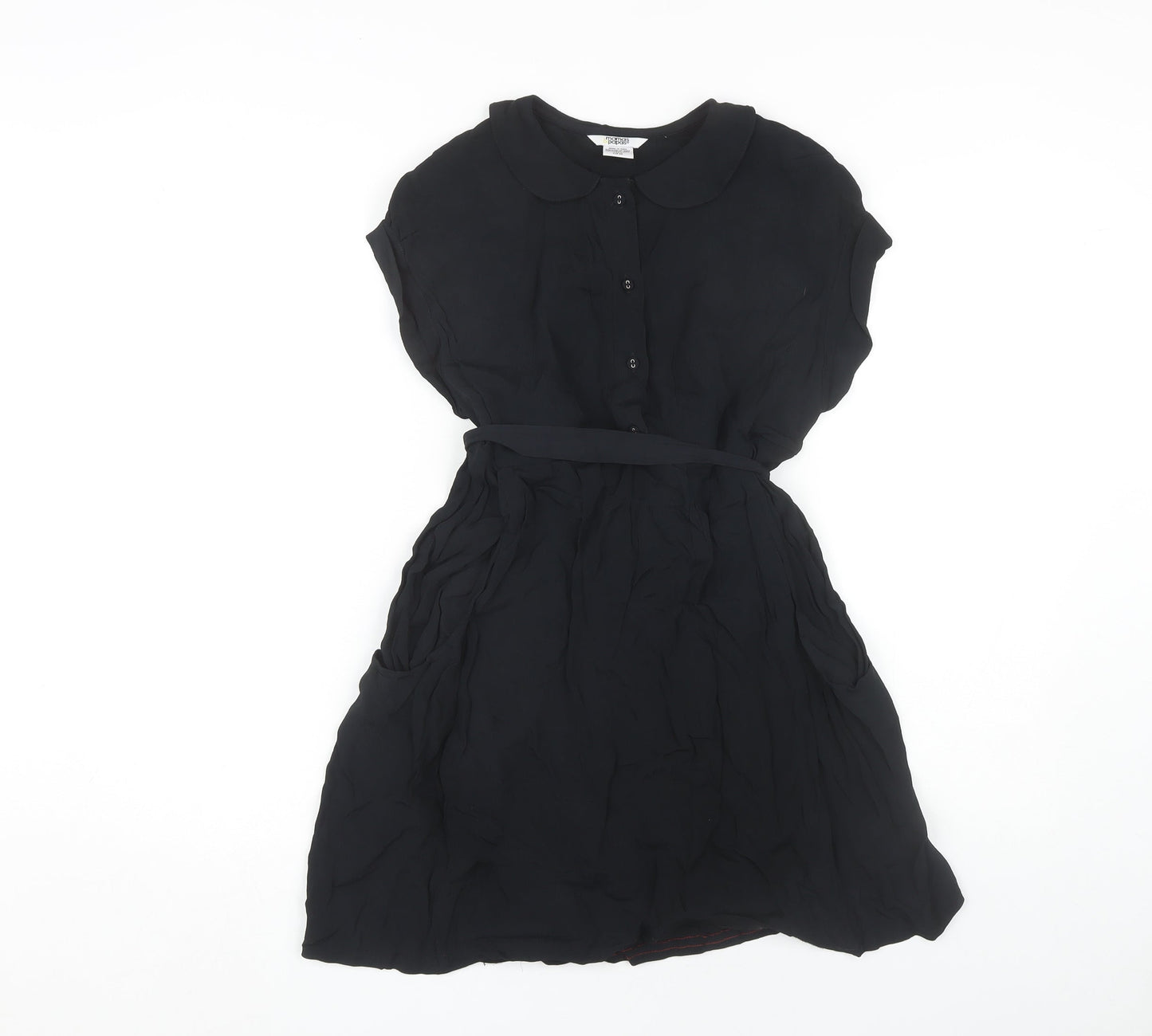 Mamas & Papas Women's Black Shirt Dress Size 6