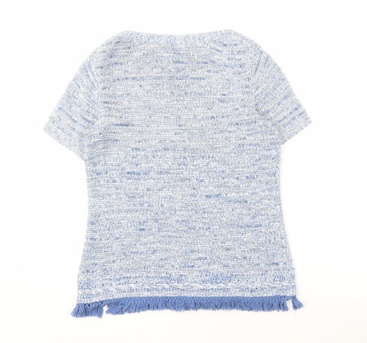 Womens UK 12 Laura Ashley Blue Pullover