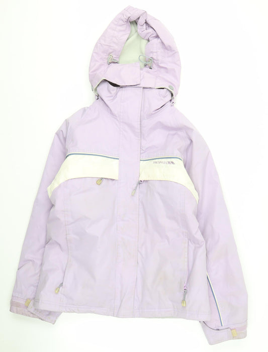 Trespass Unisex Purple Ski Jacket L Waterproof Winter