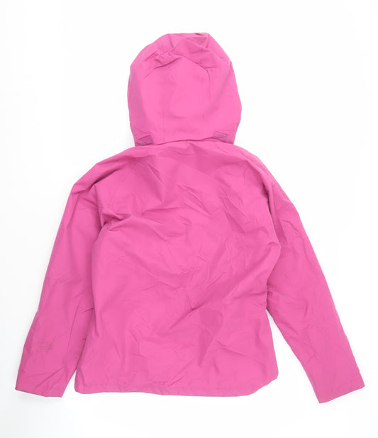 Trespass Women's Pink XS Waterproof Hooded Raincoat