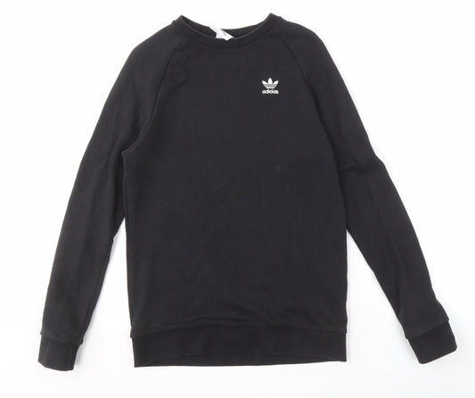 Additional front view of Adidas Men's Black XS Pullover Sweatshirt
