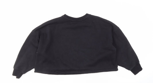 Hyper Space Women's Black Logo Pullover Sweatshirt L
