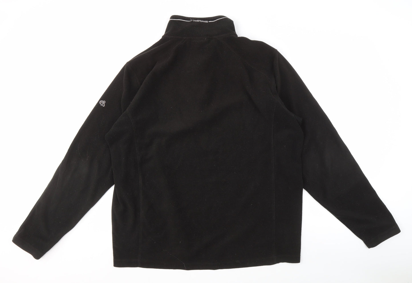 Craghoppers Men's Black Fleece 1/4 Zip Top XL