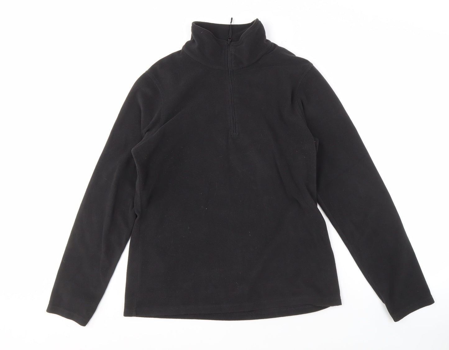 Mountain Warehouse Men's Black Fleece Pullover Sweatshirt M