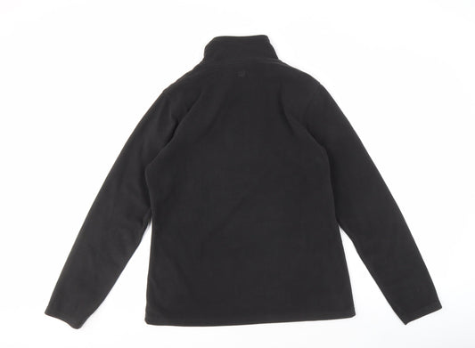 Mountain Warehouse Men's Black Fleece Pullover Sweatshirt M