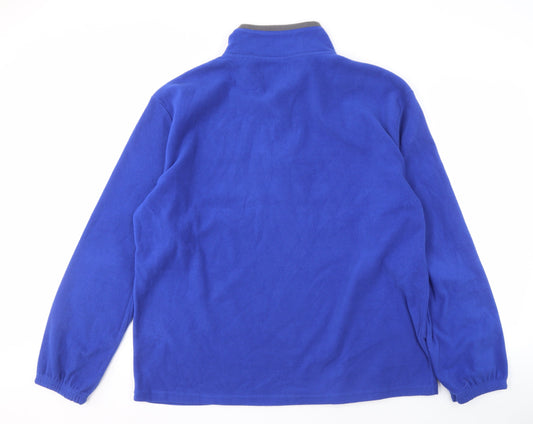 Atlasformen Men's Blue Fleece Zip Sweatshirt XL