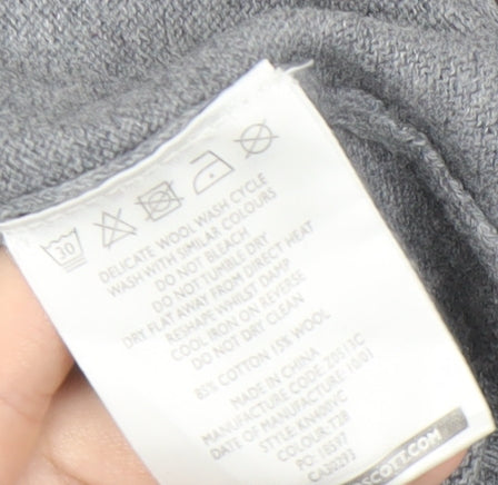Lyle & Scott Men's Grey Cotton Pullover Jumper - Size L
