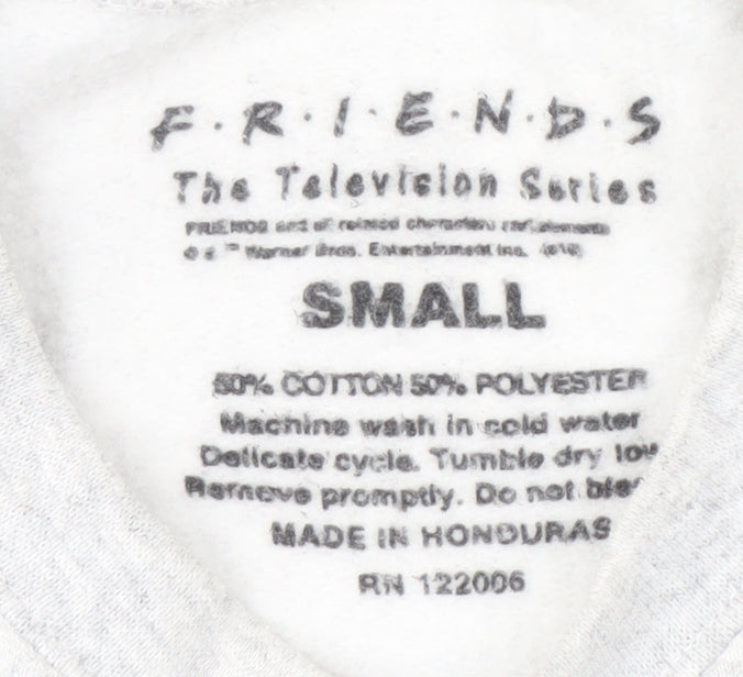 Friends Grey Small Pullover Sweatshirt for Unisex Adults