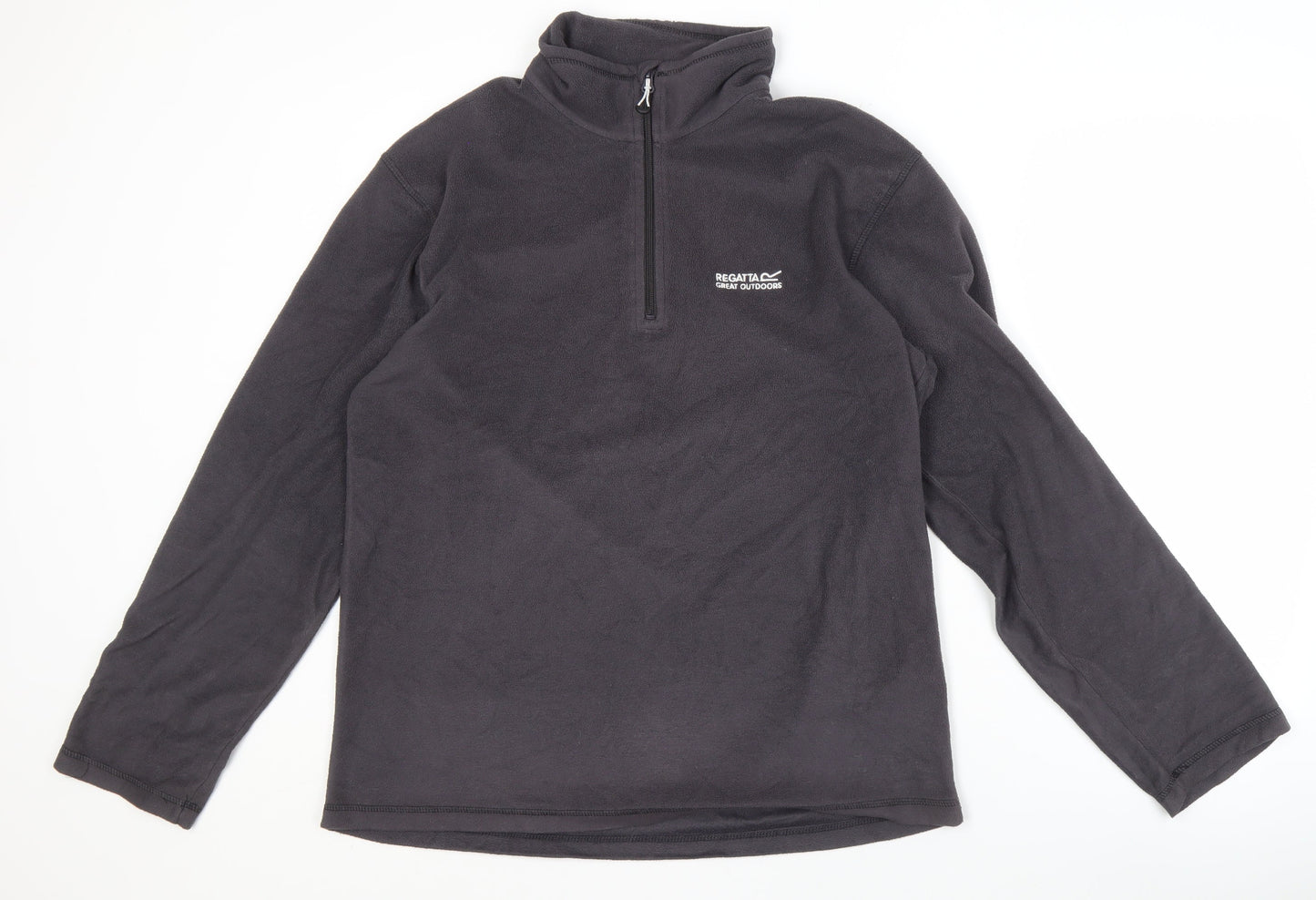 Regatta Men's Black Pullover Fleece Sweatshirt Size L