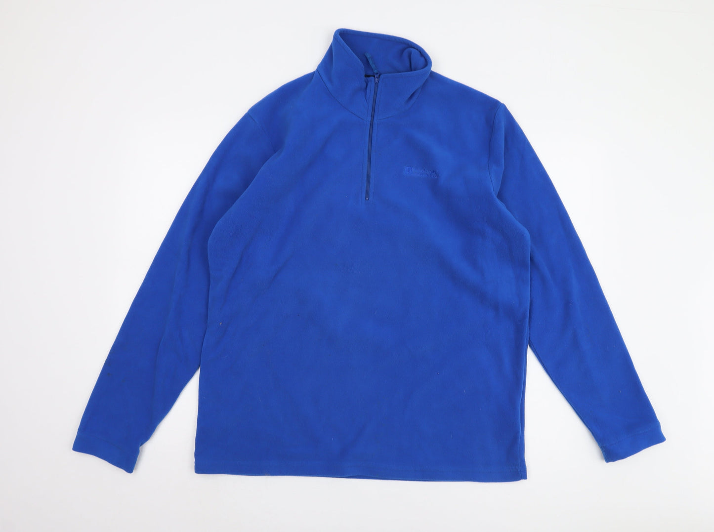Mountain Warehouse Men’s Blue Pullover Fleece Sweatshirt L