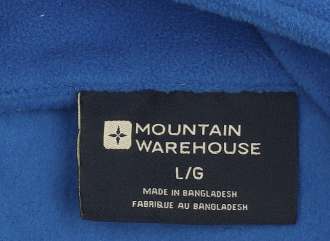Mountain Warehouse Men’s Blue Pullover Fleece Sweatshirt L