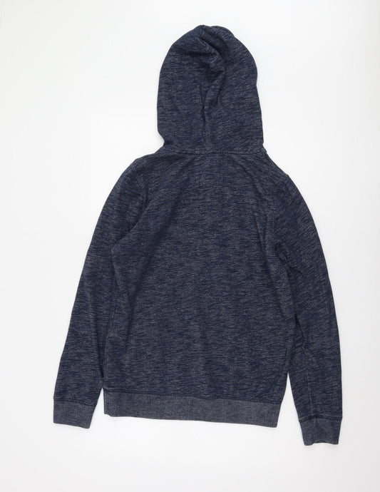 Hollister Men's Blue Pullover Hoodie Size S