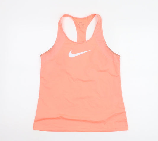 Nike Women's Orange Tank Top Size M Racerback