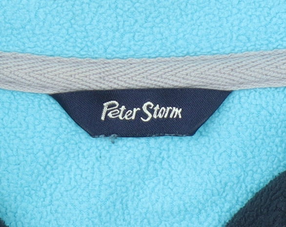 Peter Storm Women's Blue Fleece Sweatshirt Size 14