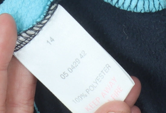 Peter Storm Women's Blue Fleece Sweatshirt Size 14