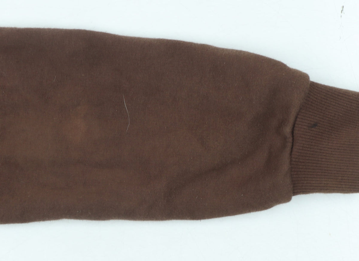 Additional view of Ellesse Women's Brown Hoodie, size UK 6