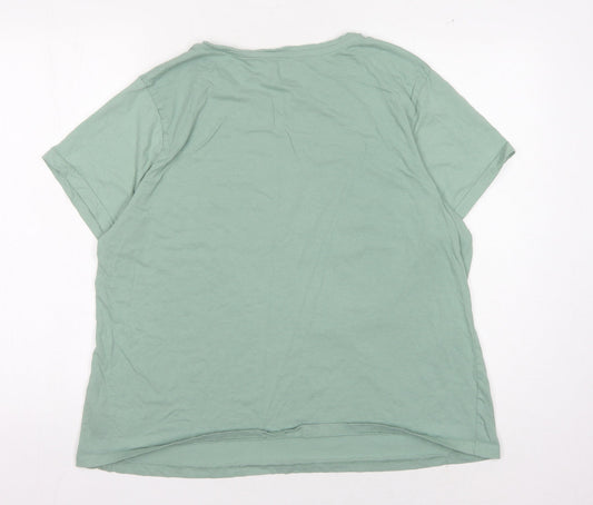 Disney Women's Green Bambi T-Shirt XL Casual