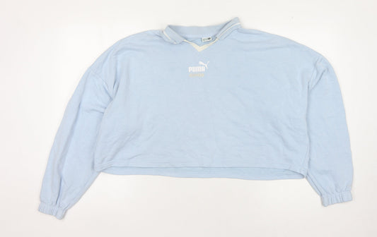 Puma Women's Blue XL Sweatshirt with Logo