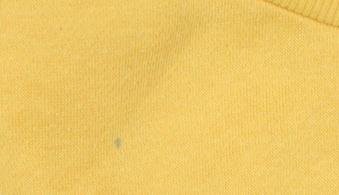 Disney Unisex Yellow Mickey Mouse Pullover Sweatshirt 2XS