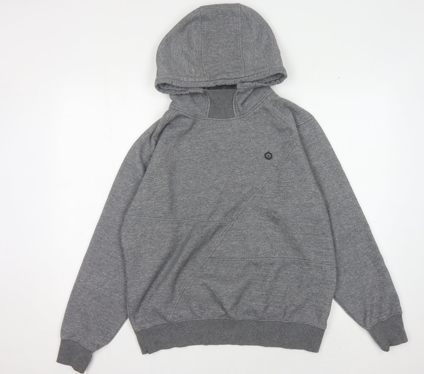 Jack & Jones Men's Grey Pullover Hoodie L