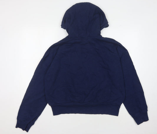 DKNY Women's Blue 2XL Hoodie, Relaxed Fit