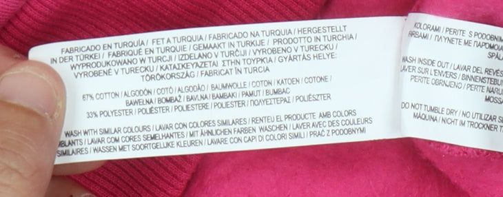 Disney Women's Pink Pullover Sweatshirt L - Mickey Mouse