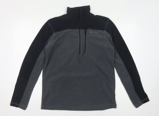 Mountain Warehouse Men's Grey XS 1/4 Zip Fleece Sweatshirt