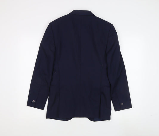T.M.Lewin Men's Blue 36R Blazer Jacket
