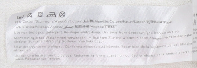 Jack Wills Ivory Women's Embroidered Sweatshirt Size 14