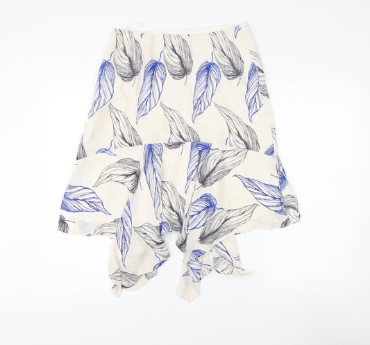 Reiss Women's Multicoloured Floral Skirt Size 10