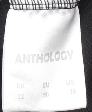 Anthology Women's Black Trousers Size 22