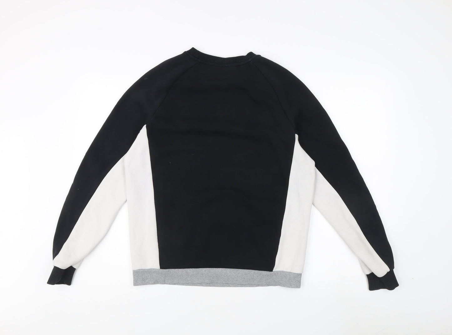 Fila Unisex Adults Black Colourblock Sweatshirt Size S