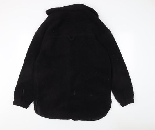 Brave Soul Black Women's Mid-Length Coat Size S
