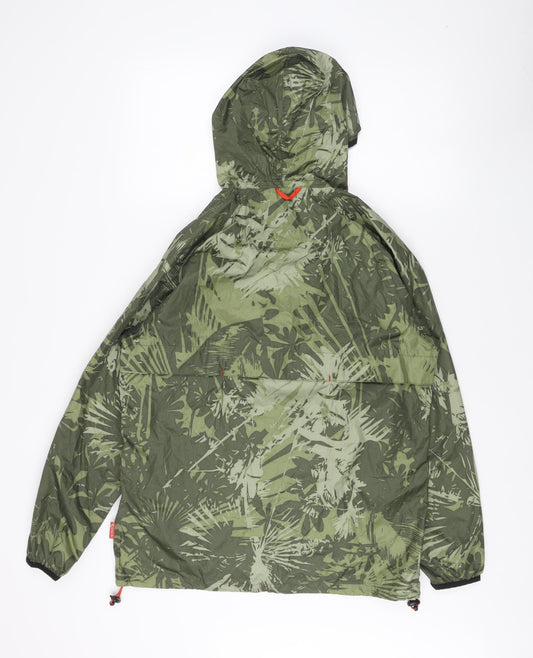 Trespass Men's Green Camouflage Anorak Jacket M