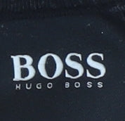 Hugo Boss Men's Black Crew Neck Cotton T-Shirt Size M