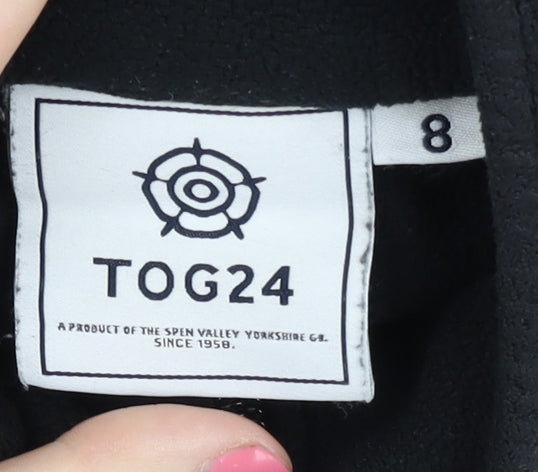 TOG24 Women's Black Fleece Jacket Size 8
