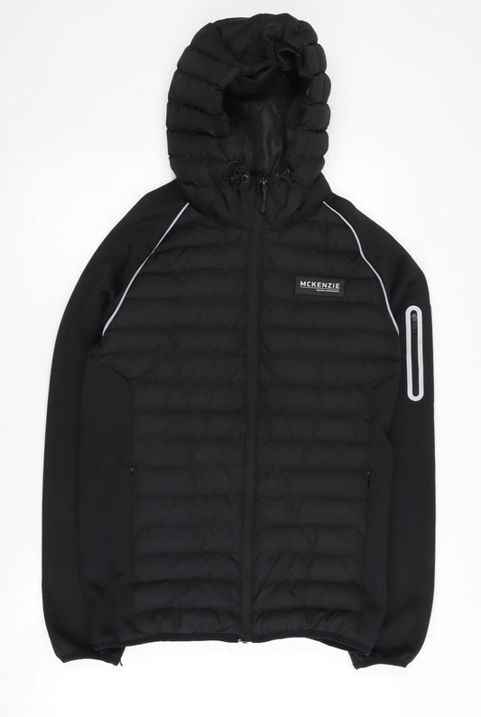 McKenzie Men's Black Puffer Jacket - Size S