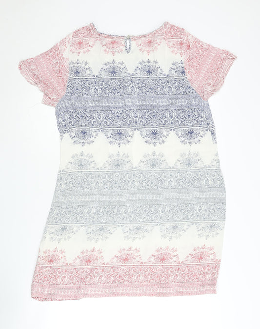 White Stuff Women’s Multicoloured Shift Dress Size 14