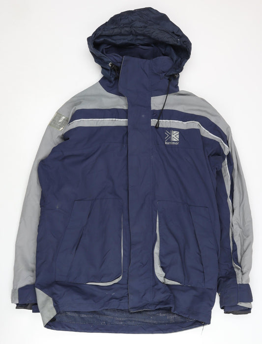 Karrimor Men's Blue L 3-in-1 Jacket, Hooded, Outdoor Hiking