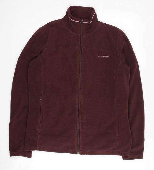 Craghoppers Women's Red Fleece Jacket Size 10